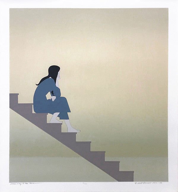 STAIRWAY TO THE SEA BY WILL BARNET