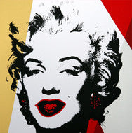 GOLDEN MARILYN MONROE 11.37 BY ANDY WARHOL FOR SUNDAY B. MORNING