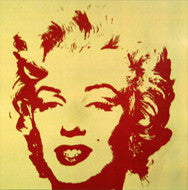 GOLDEN MARILYN MONROE 11.40 BY ANDY WARHOL FOR SUNDAY B. MORNING