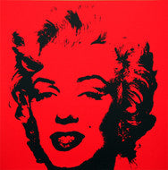 GOLDEN MARILYN MONROE 11.43 BY ANDY WARHOL FOR SUNDAY B. MORNING