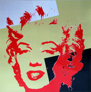 GOLDEN MARILYN MONROE 11.44 BY ANDY WARHOL FOR SUNDAY B. MORNING