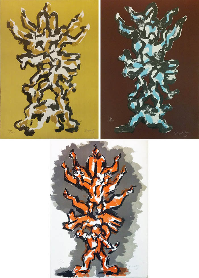 Tree of Life (Portfolio of 3) by Jacques Lipchitz, 1972 serigraph